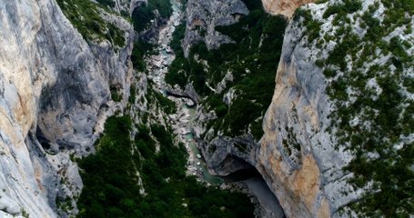 Download Video: Sécheresse : pas de rafting cet été dans les gorges du Verdon, avec seulement 40 cm d’eau