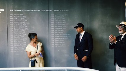 2022 World Rowing Cup III - Olaf Tufte receives his Thomas Keller Medal
