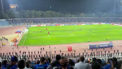 وكأنك في الملعب - لحظة تنفيذ ركلة جزاء الرمثا على الجزيرة في نهائي دوري 2021