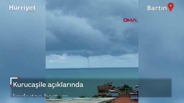 Bartın Kurucaşile açıklarında hortum