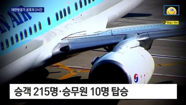 “엔진에 불꽃” 200명 2시간 공포 비행…대한항공 여객기 비상착륙