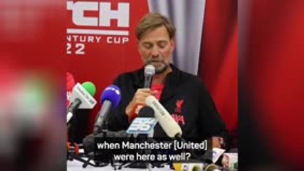 It wasn't like this for Man United! - Klopp applauds Thai support