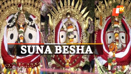 Suna Besha: Holy Trinity's Golden Makeover In Puri | Rath Yatra 2022