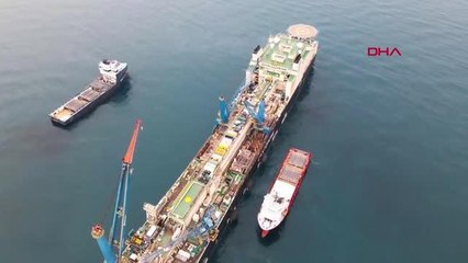 KARADENİZ GAZI İÇİN DEV PLATFORM DERİN DENİZLERDE BORU SERİMİNE BAŞLADI
