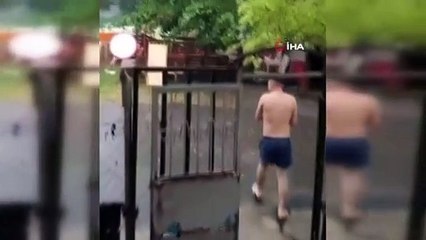 Vatandaş bayram duşunu bedavaya getirdi