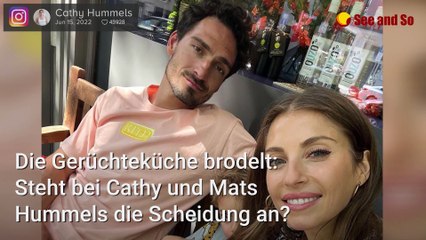 Tải video: Cathy Hummels verwirrt Fans mit geheimnisvoller Botschaft: Scheidung von Mats Hummels?