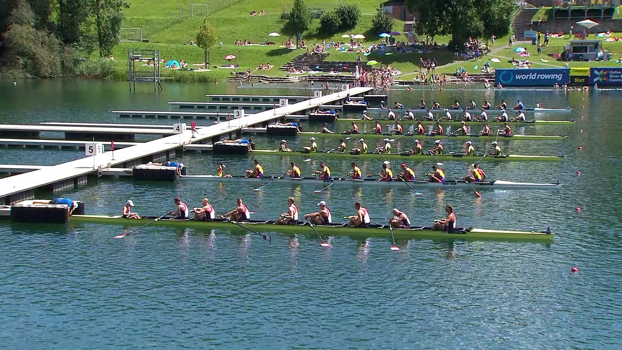 2022 World Rowing Cup III - Lucerne, Switzerland - Men's Eight (M8+) A ...