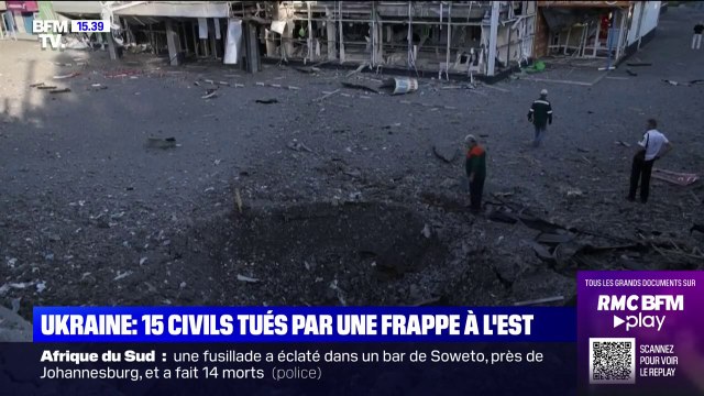 Guerre en Ukraine: 15 civils tués dans une frappe russe sur un immeuble résidentiel dans l'est