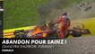 La monoplace de Sainz en flamme - Grand Prix d'Autriche - F1