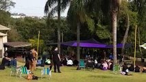 PM fecha festa 'rave' em chácara às margens da BR-369, em Cascavel