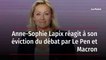 Anne-Sophie Lapix réagit à son éviction du débat par Le Pen et Macron