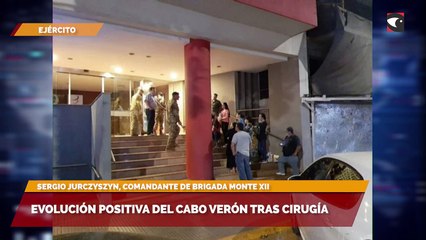 Evolución positiva del cabo Verón tras cirugía
