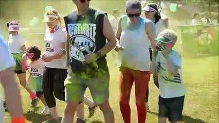 Watch Overgate Hospice Colour Run 2022