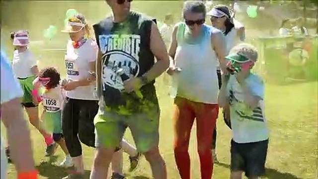 Watch Overgate Hospice Colour Run 2022