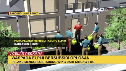 Polisi Bongkar Oplosan Elpiji Bersubsidi, Pelaku Bikin Rugi Negara Hingga Miliaran
