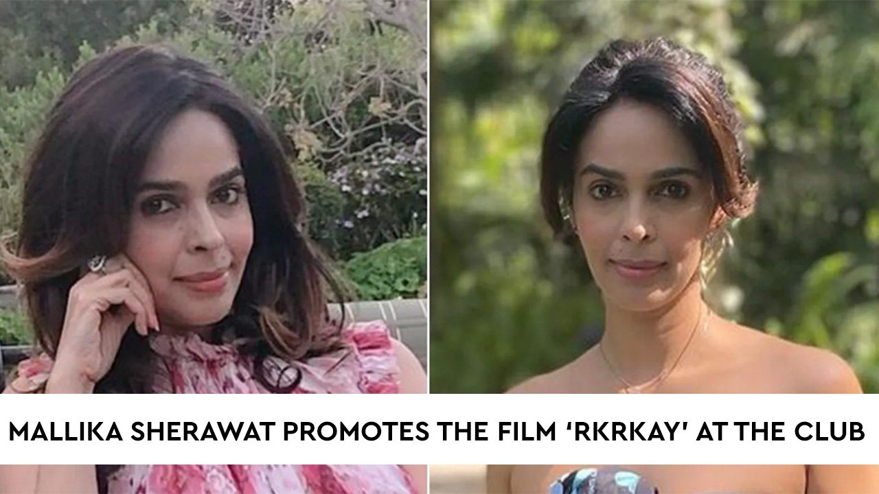 Mallika Sherawat Promotes The Film ‘RkRkay’ At The Club
