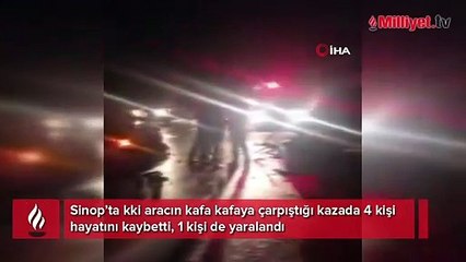 Sinop’ta katliam gibi kaza: 4 ölü, 1 yaralı