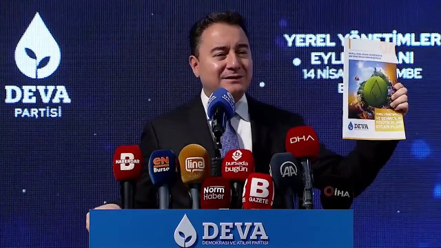 Deva Partisi Genel Başkanı Ali Babacan'ın Yerel Yönetimler ve Şehircilik Eylem Planı Sunumu