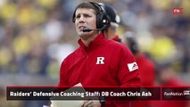 Raiders  Defensive Coaching Staff  DB Coach Chris Ash