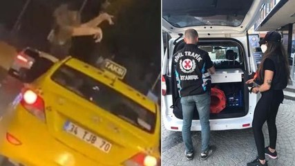 Trafikte ‘pes’ dedirten görüntüler cezasız kalmadı!