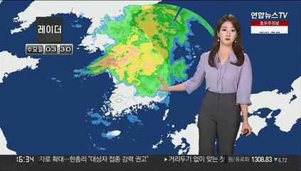 [날씨] 밤까지 중부 세찬 장맛비…시간당 30~50mm 호우