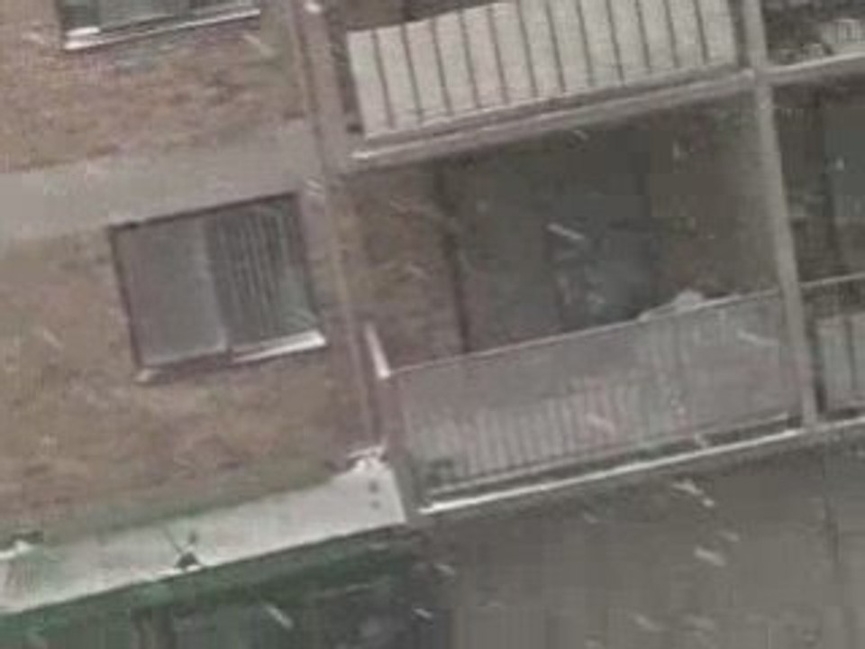 Mega tempête~de neige à Montréal