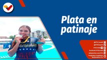 Deportes VTV | Medalla de plata para la patinadora Angy Quintero en los Juegos Mundiales en Birmingham 2022