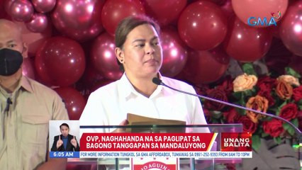 OVP, naghahanda na sa paglipat sa bagong tanggapan sa Mandaluyong | UB