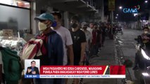 Mga pasahero ng EDSA Carousel, maagang pumila para makasakay ngayong Lunes | UB