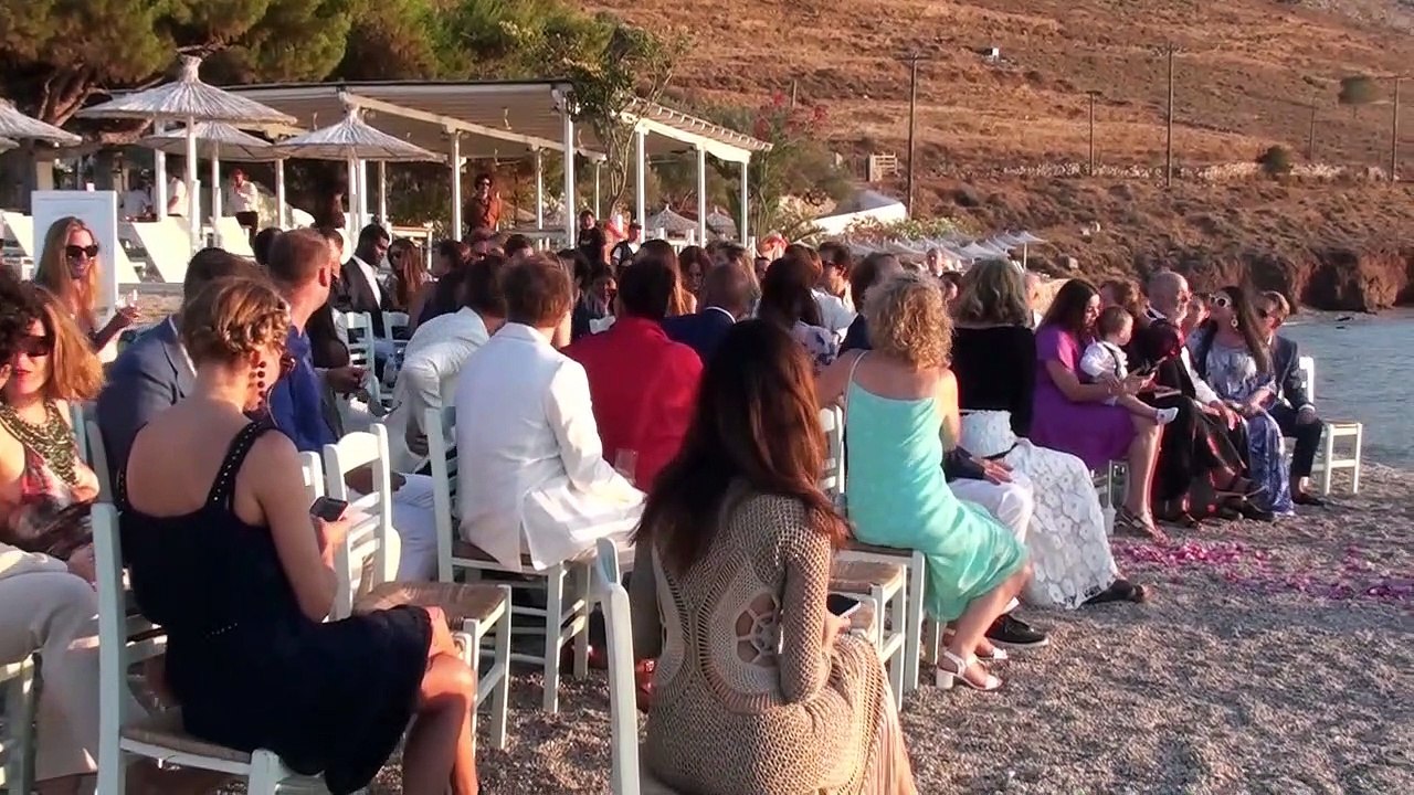 Christina's and Blaise's wedding ceremony in Hydra island. final version 4
