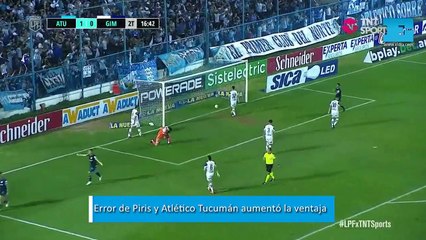Error de Piris y Atlético Tucumán aumentó la ventaja
