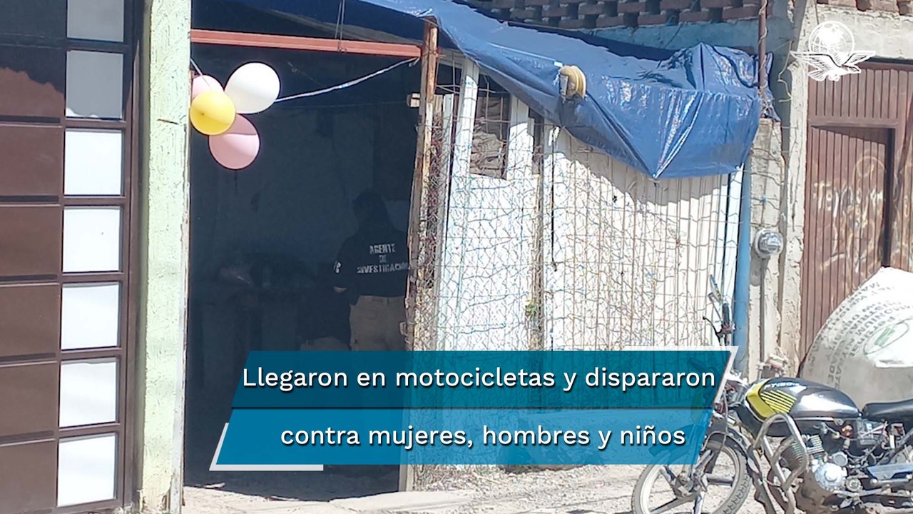 Hombres armados irrumpen fiesta infantil en León y matan a seis
