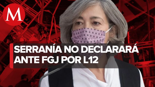 Fiscalía de CdMx no citará a Florencia Serranía a comparecer por colapso de L12 del Metro