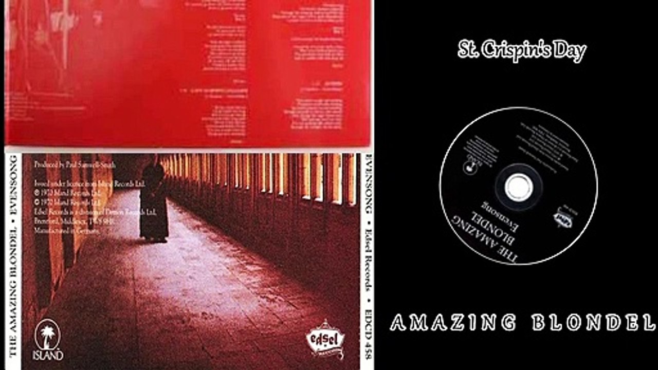 EVENSONG Amazing Blondel • Prog Folk 1970