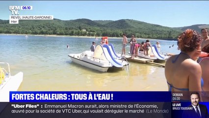Face aux fortes chaleurs, les activités nautiques sont prises d'assaut