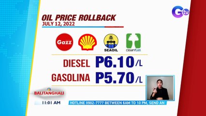 Ilang kumpanya ng langis, nag-anunsyo ng bigtime oil price rollback | BT