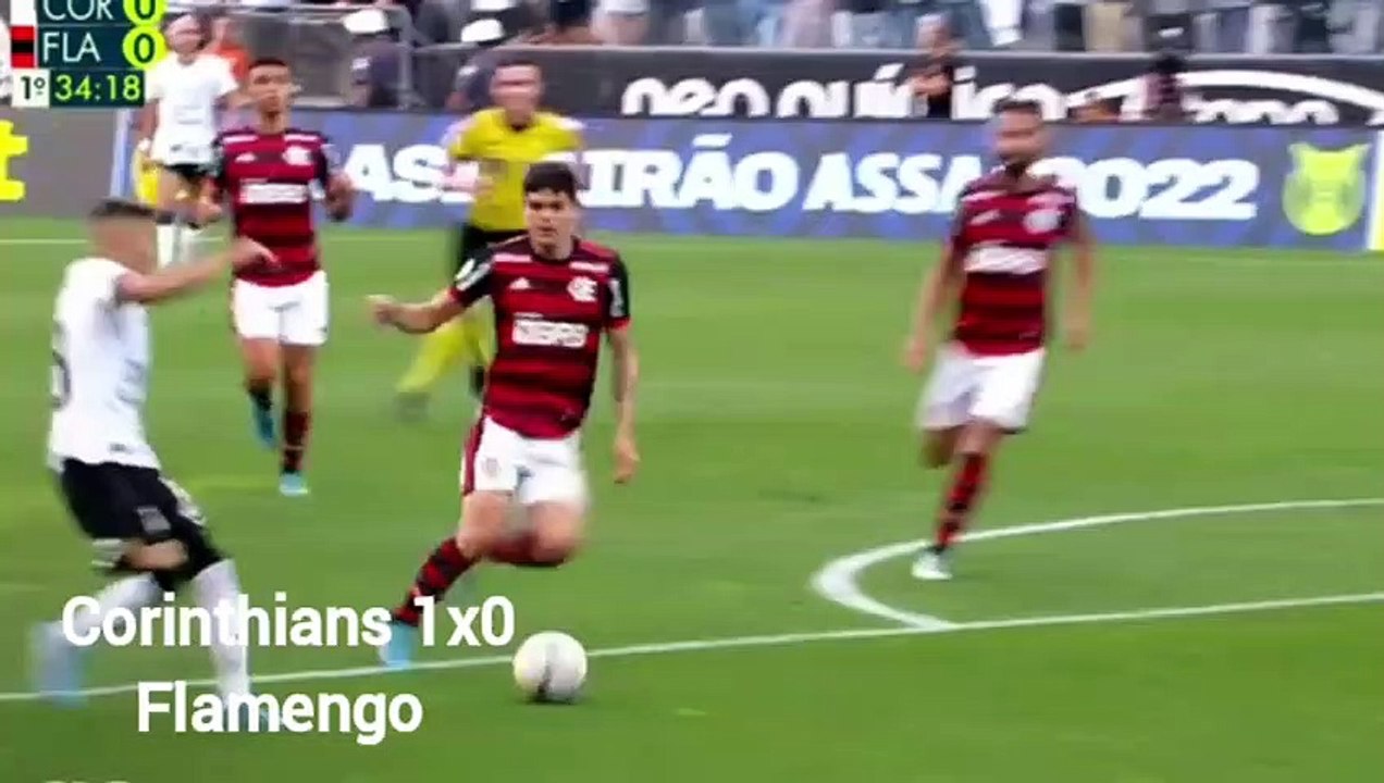 Corinthians 1x0 Flamengo - 16ª rodada do Brasileirão 2022
