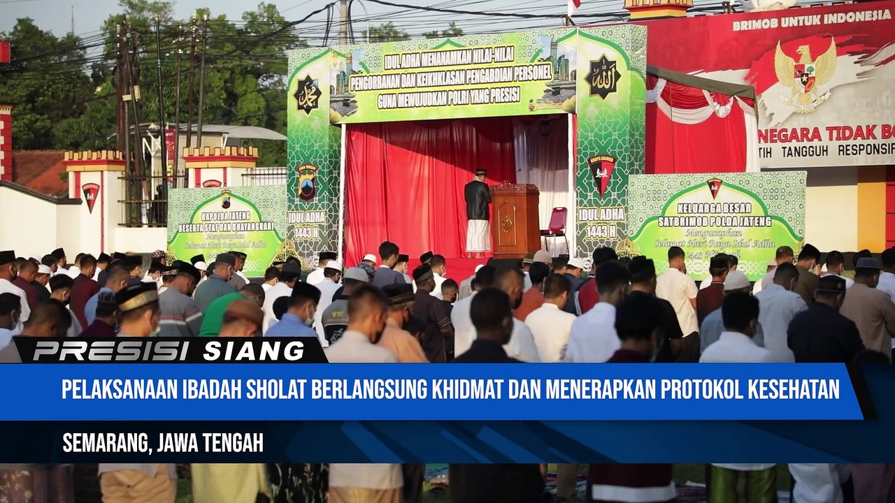 Rayakan Idul Adha, Polda Jateng dan Jajaran Kumpulkan Ratusan Hewan Kurban