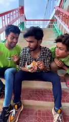 बाँट के खाओ॥दोस्त है या दुश्मन  RKWORLD #comedy #shorts