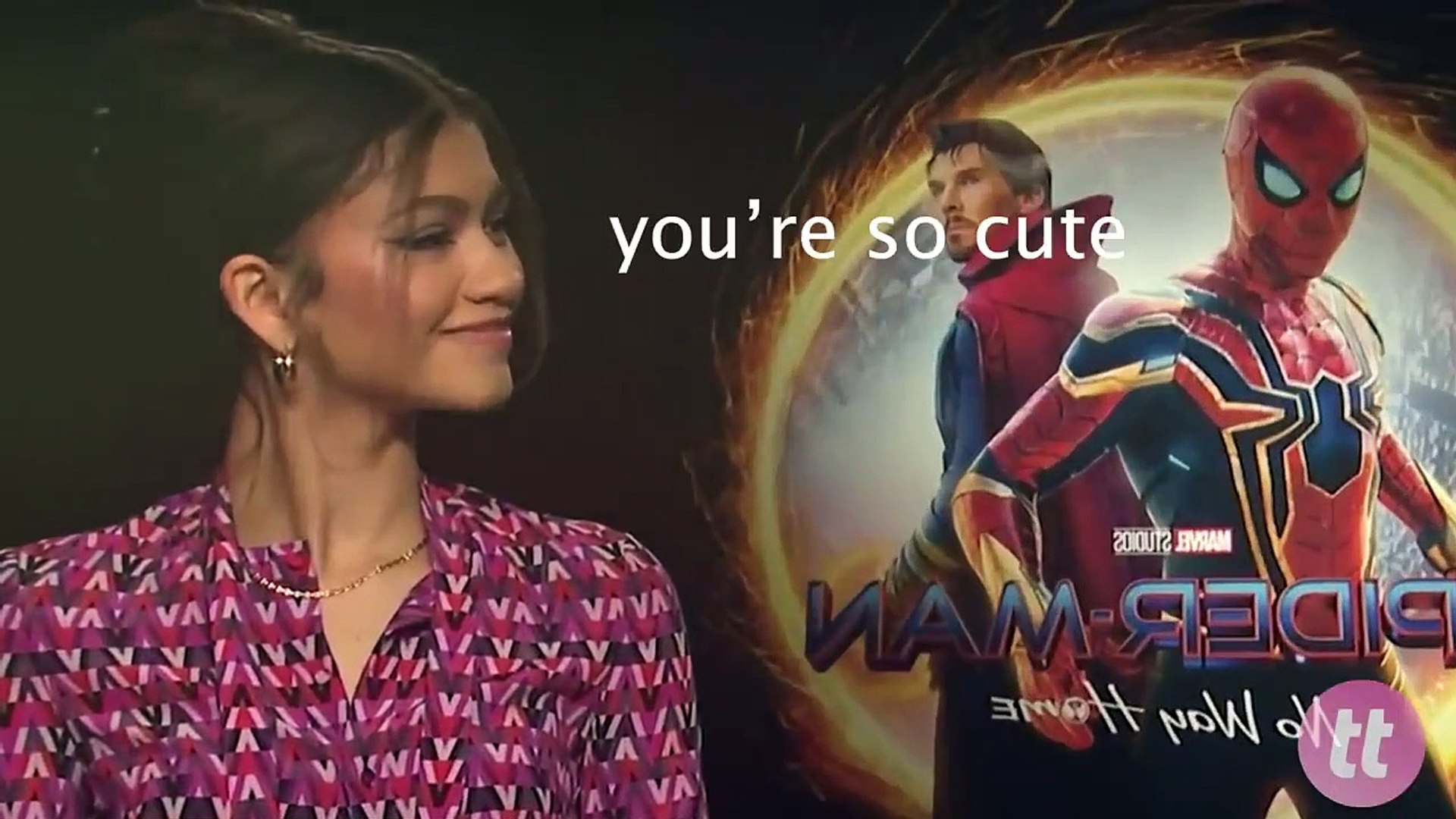 ⁣Tom Holland and Zendaya being cute for 5 minutes straight