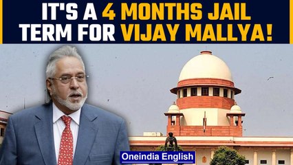 Vijay Mallya: SC sentences fugitive to 4 months jail for contempt of court | Oneindia news *Breaking
