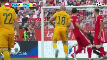 Polonia 2-1 wales بولندا2-1ويلز  UEFA Nations League2022