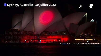 Australie: l'Opéra de Sydney illuminé en hommage à Shinzo Abe