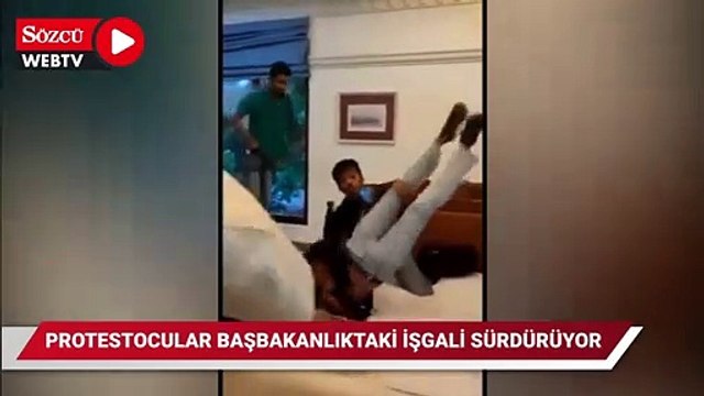 Sri Lanka'da protestocular başbakanlıktaki işgali sürdürüyor