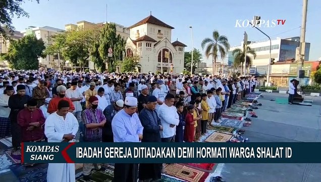 Indahnya Toleransi Beragama, Ibadah Gereja Koinonia Ditiadakan Demi Hormati Warga Shalat Id