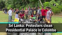 Sri Lanka: Protesters clean Presidential Palace in Colombo