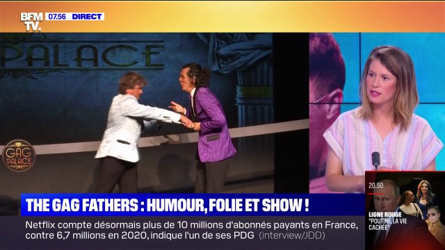Le spectacle d'humour visuel The Gag Fathers au théâtre de la Michodière jusqu'au 17 juillet