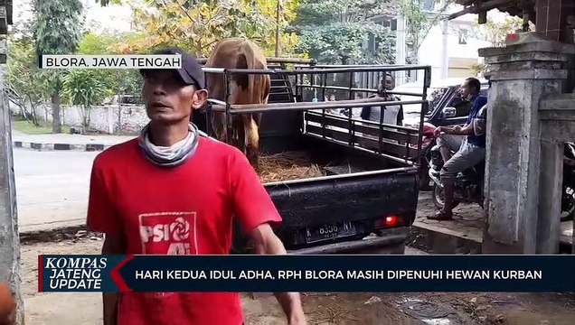 Hari Kedua Idul Adha, RPH Blora Masih Dipenuhi Hewan Kurban
