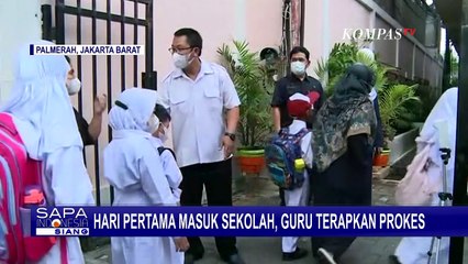 Hari Pertama Aktivitas Belajar Mengajar di Tahun Ajaran Baru, Sekolah Perketat Protokol Kesehatan