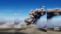 Rusya’daki Ebeko Yanardağı'nda patlama